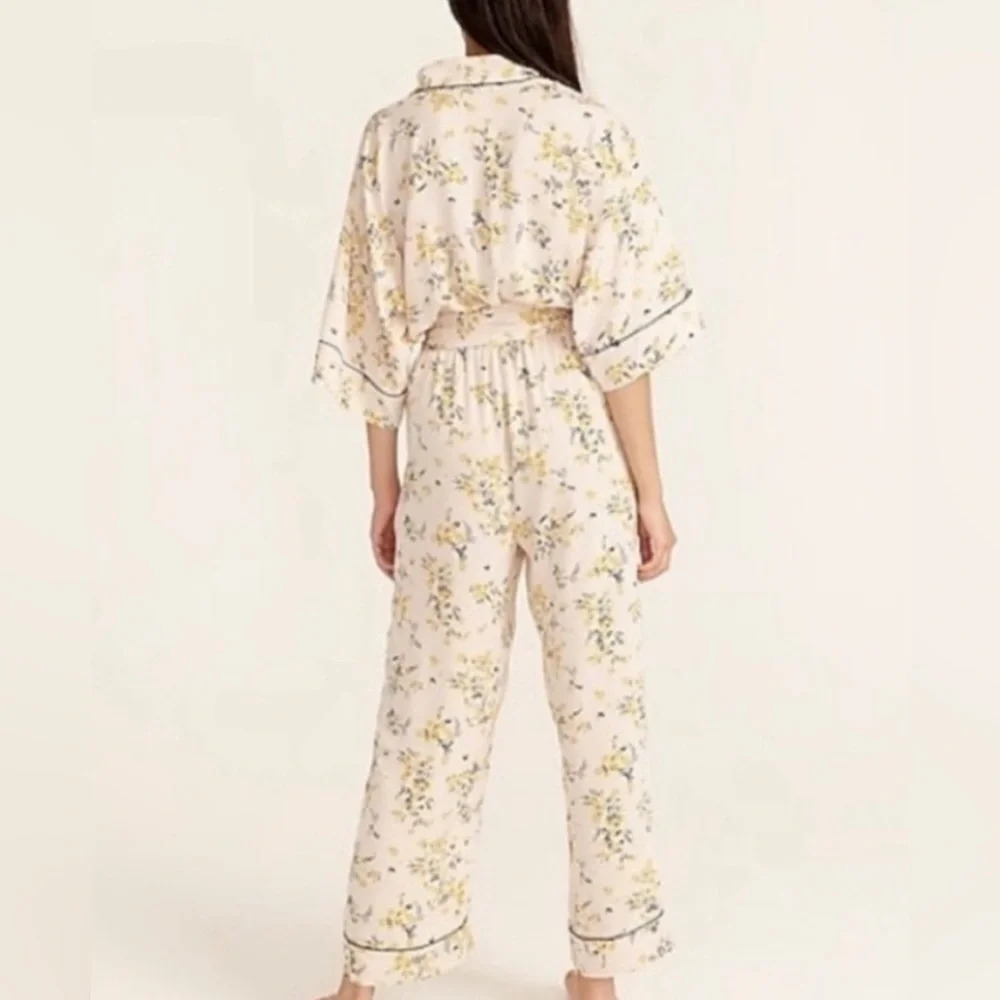 NWT J. Crew Easy-luxe eco jumpsuit in budding floral size XS spring cottagecore - Picture 2 of 4